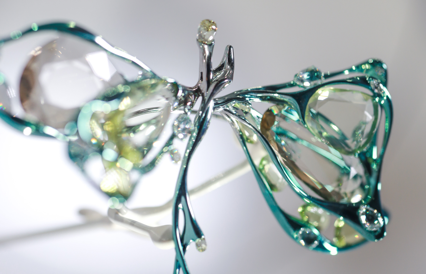  Feng J Watercolor Dragonfly brooch