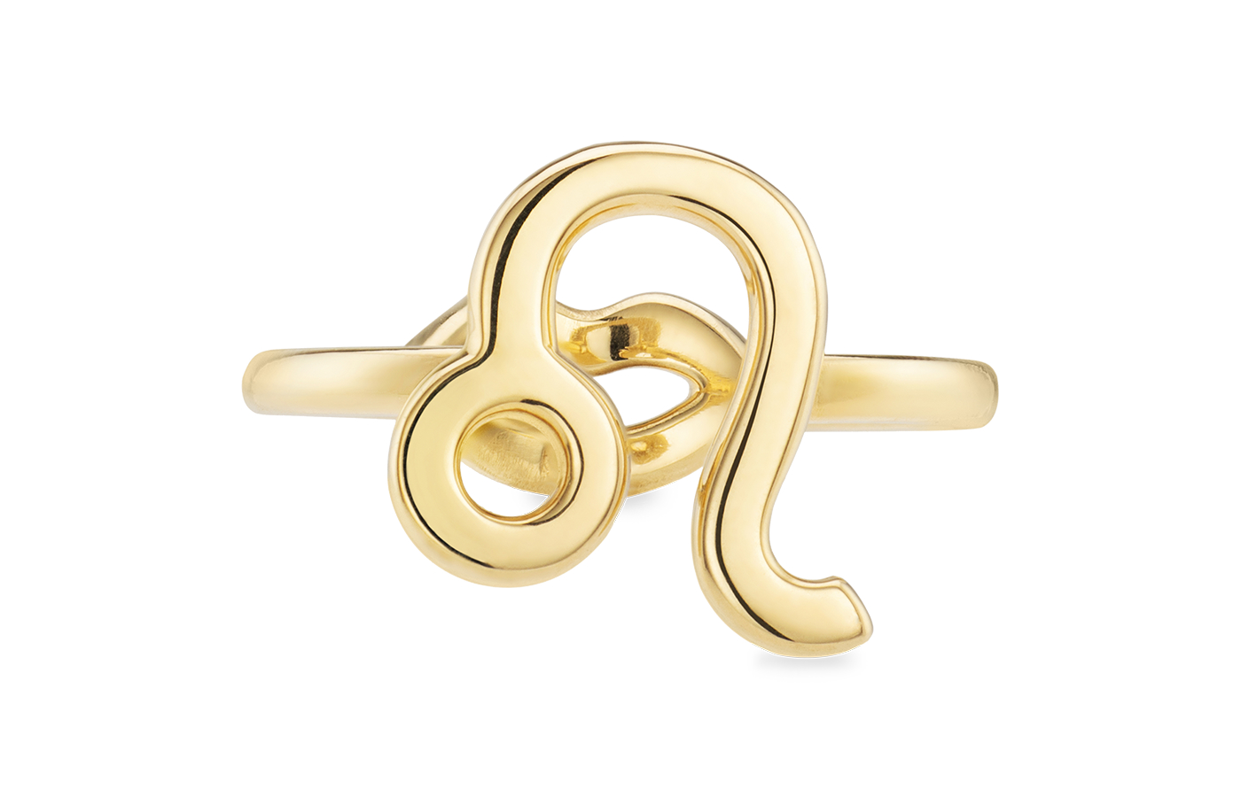  Solange Hotlyph Leo ring in gold 