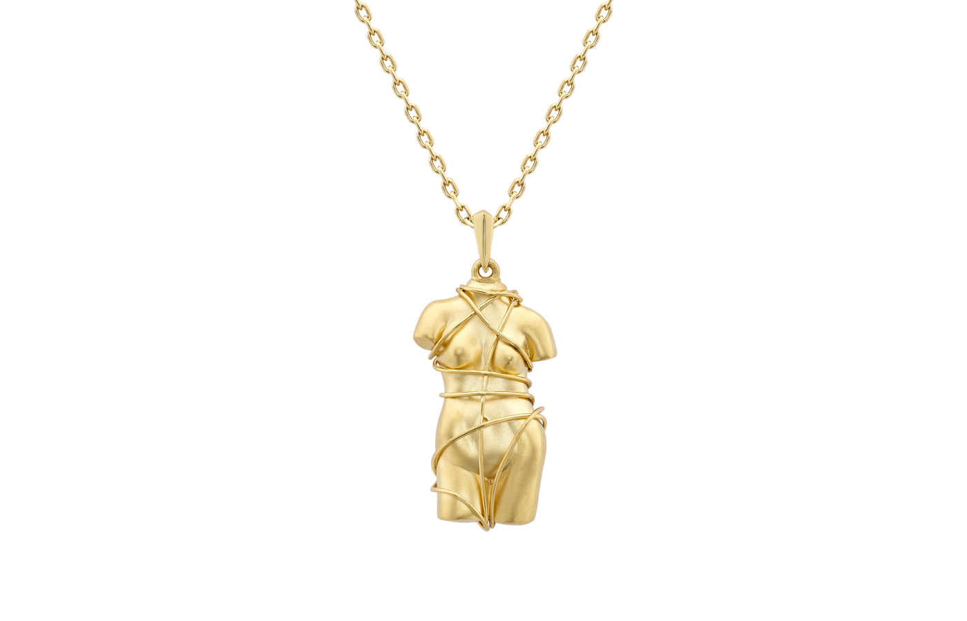  Venyx World Small Gold Venus Restored necklace in gold 