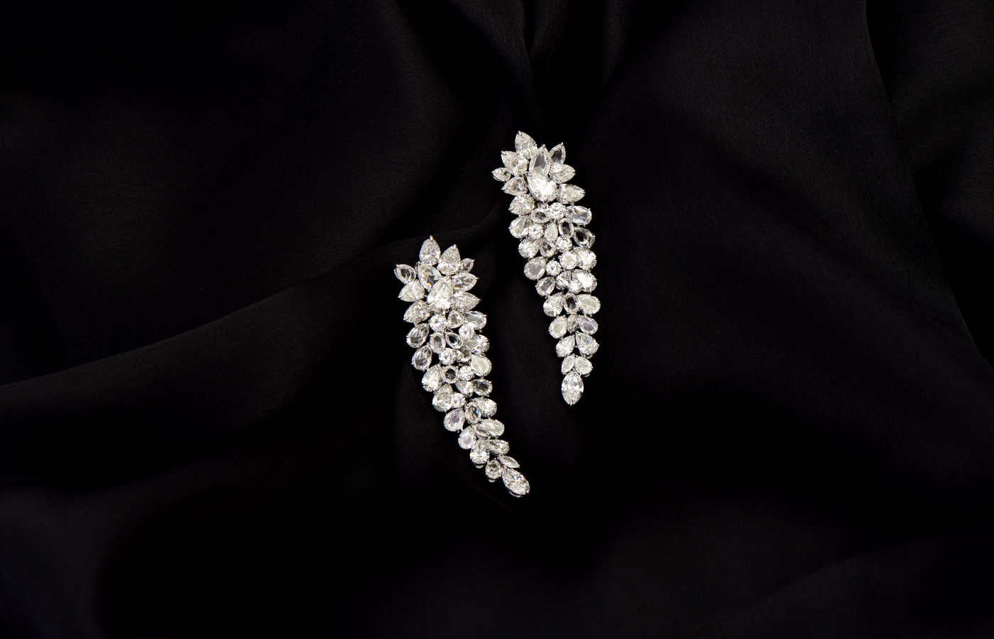  HARAKH Cascade earrings with 18 carats of diamonds to celebrate the 150th anniversary of New York department store, Bloomingdales 