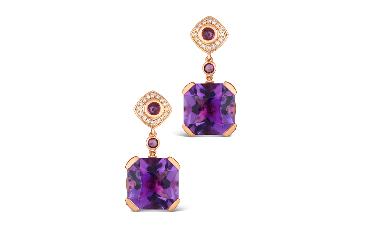  Le Vian amethysts earrings