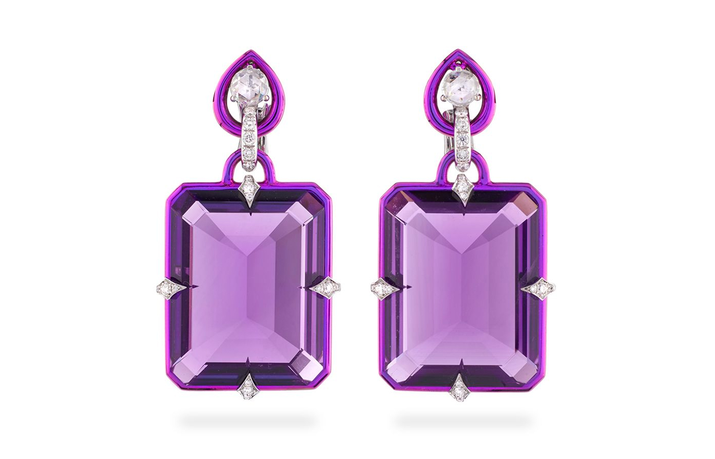  Fabio Salini amethysts earrings