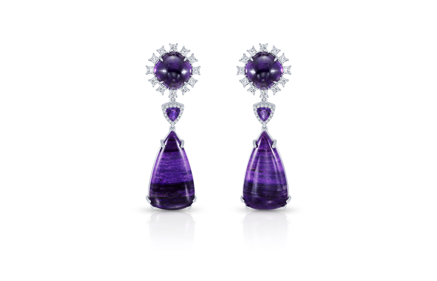  Dena Kemp ametysts earrings