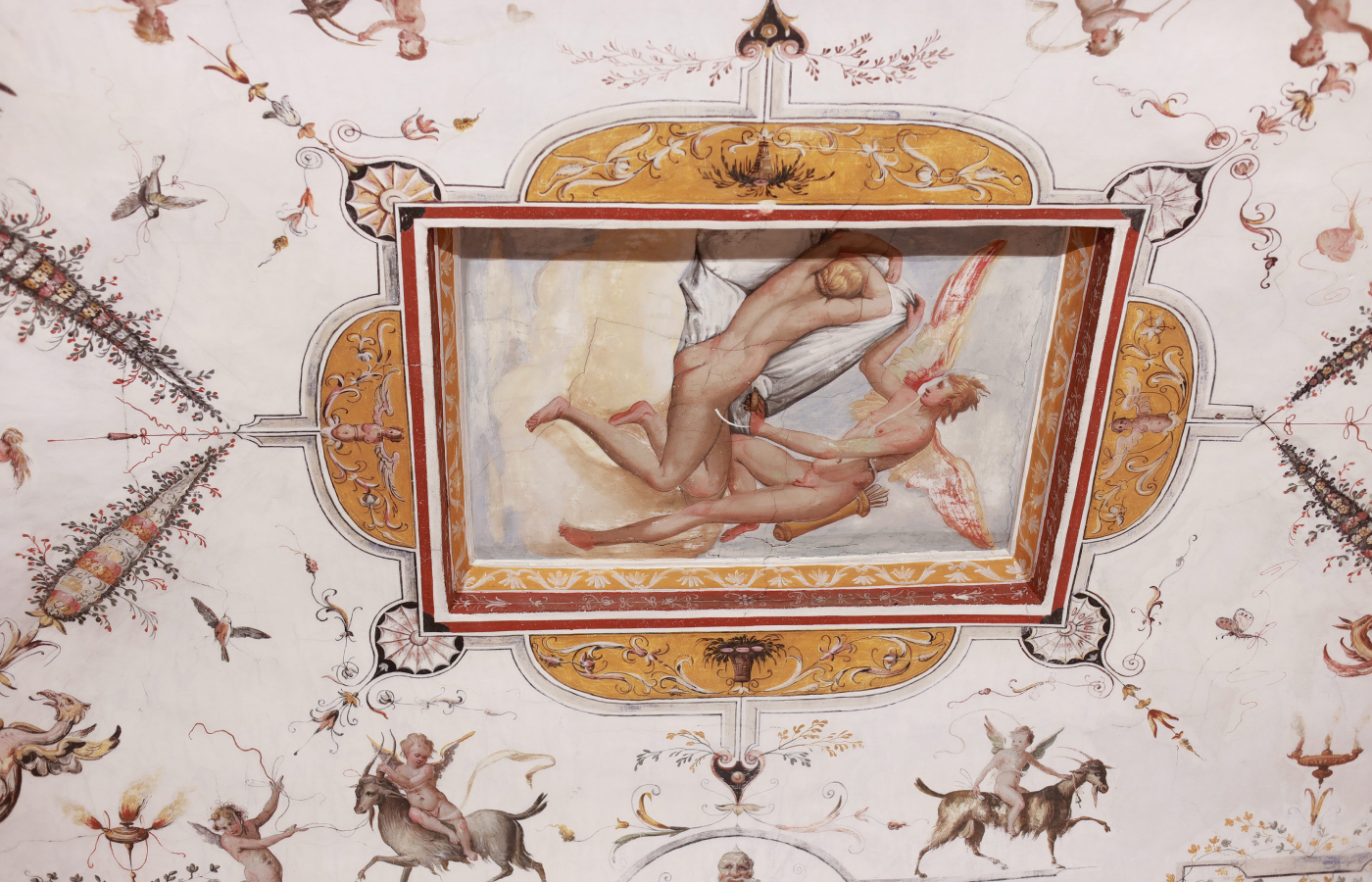  More decorative details that add character and history to FerriFirenze's base of operations, Villa Corsi Salviati