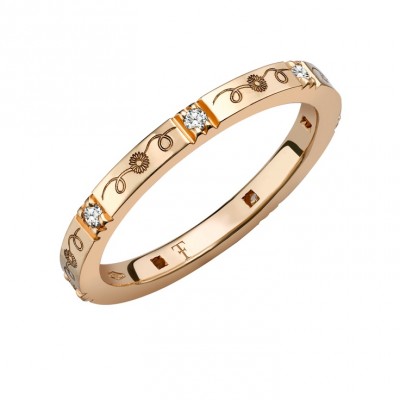 Кольцо Тео Феннелла из розового золота с бриллиантами