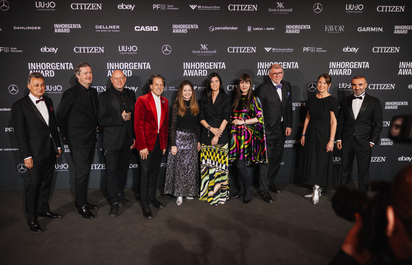 The judging panel of the Inhorgenta Awards 2024, including Katerina Perez and Stephen Webster, among others