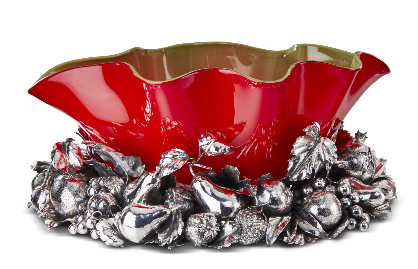  Buccellati silver Rosso Maraviglia centrepiece