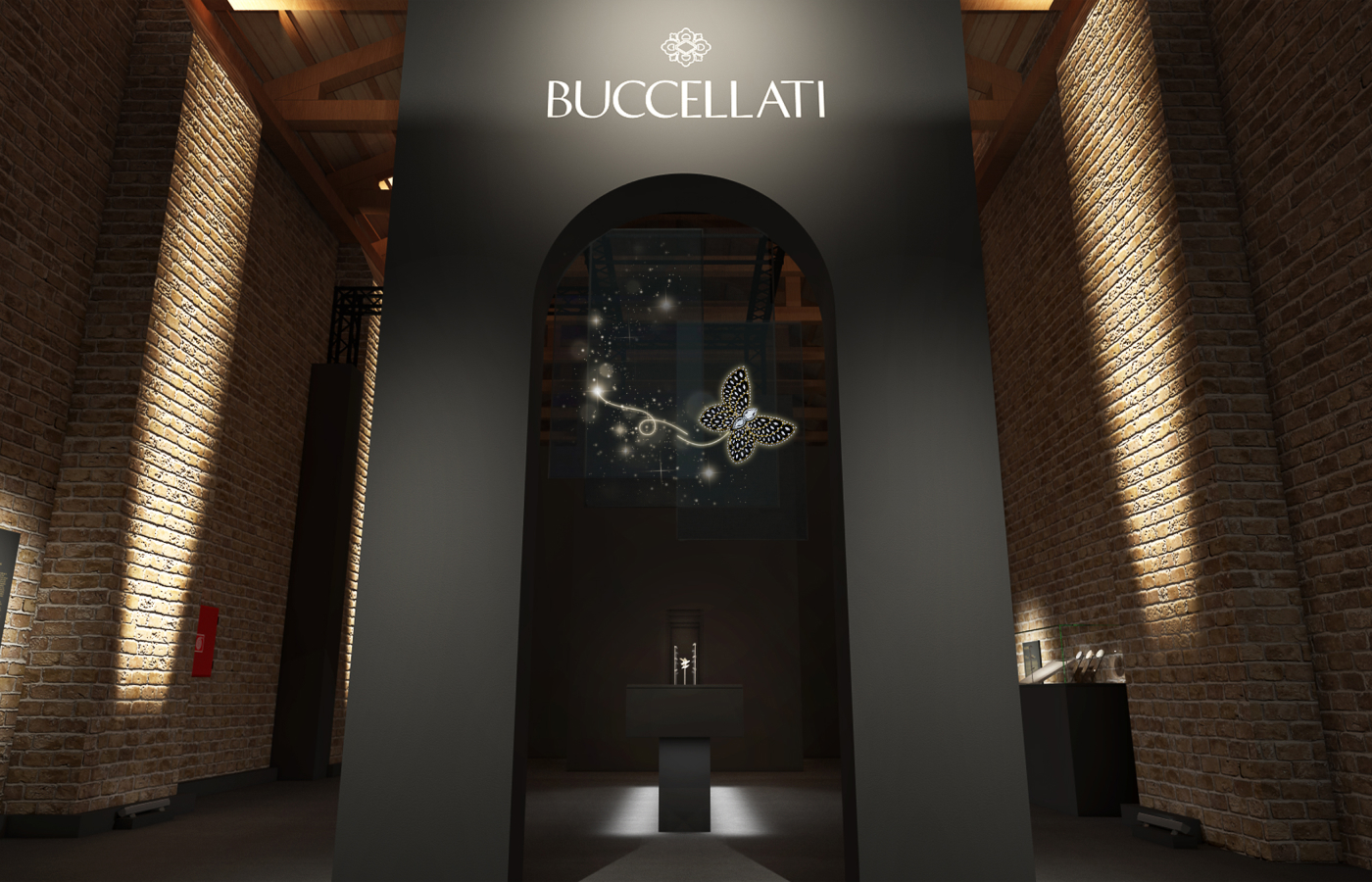Entrance to the Buccellati The Prince Of Goldsmiths exhibition