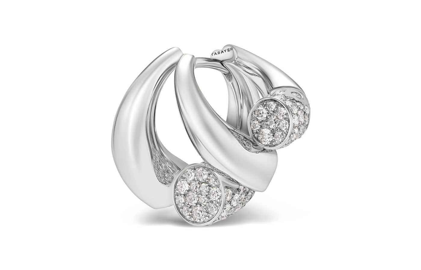  Tabayer earring in white gold and diamond from the Oera collection