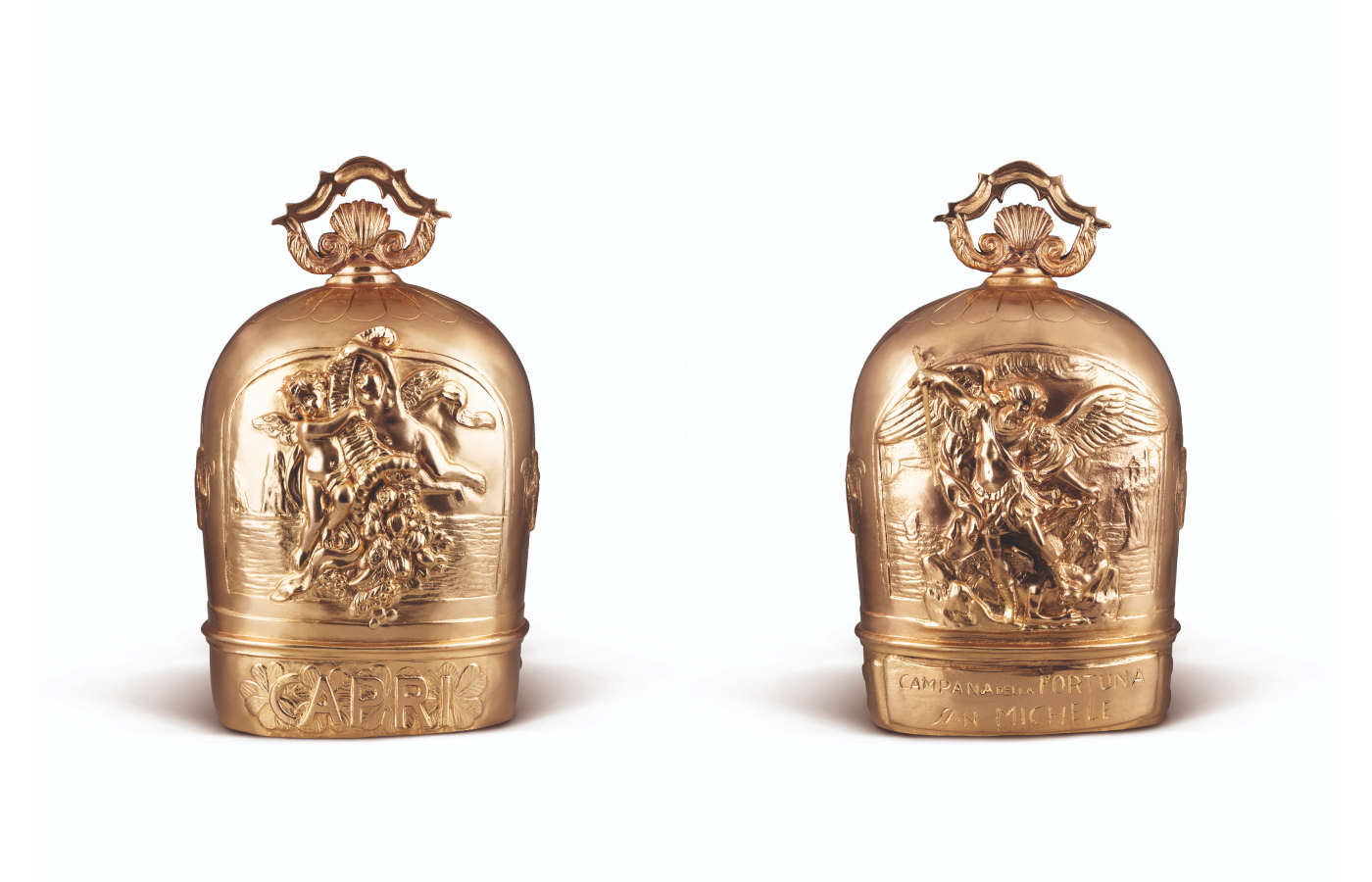 Bronze bell given to President Franklin Delano Roosevelt’s by Pietro Capuano during his visit to Capri in 1944