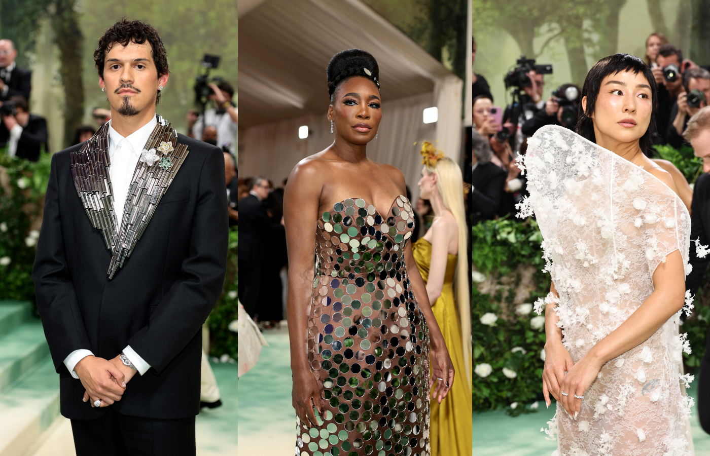  Omar Apollo, Venus Williams and Greta Lee all in De Beers diamond jewellery at the Met Gala 2024