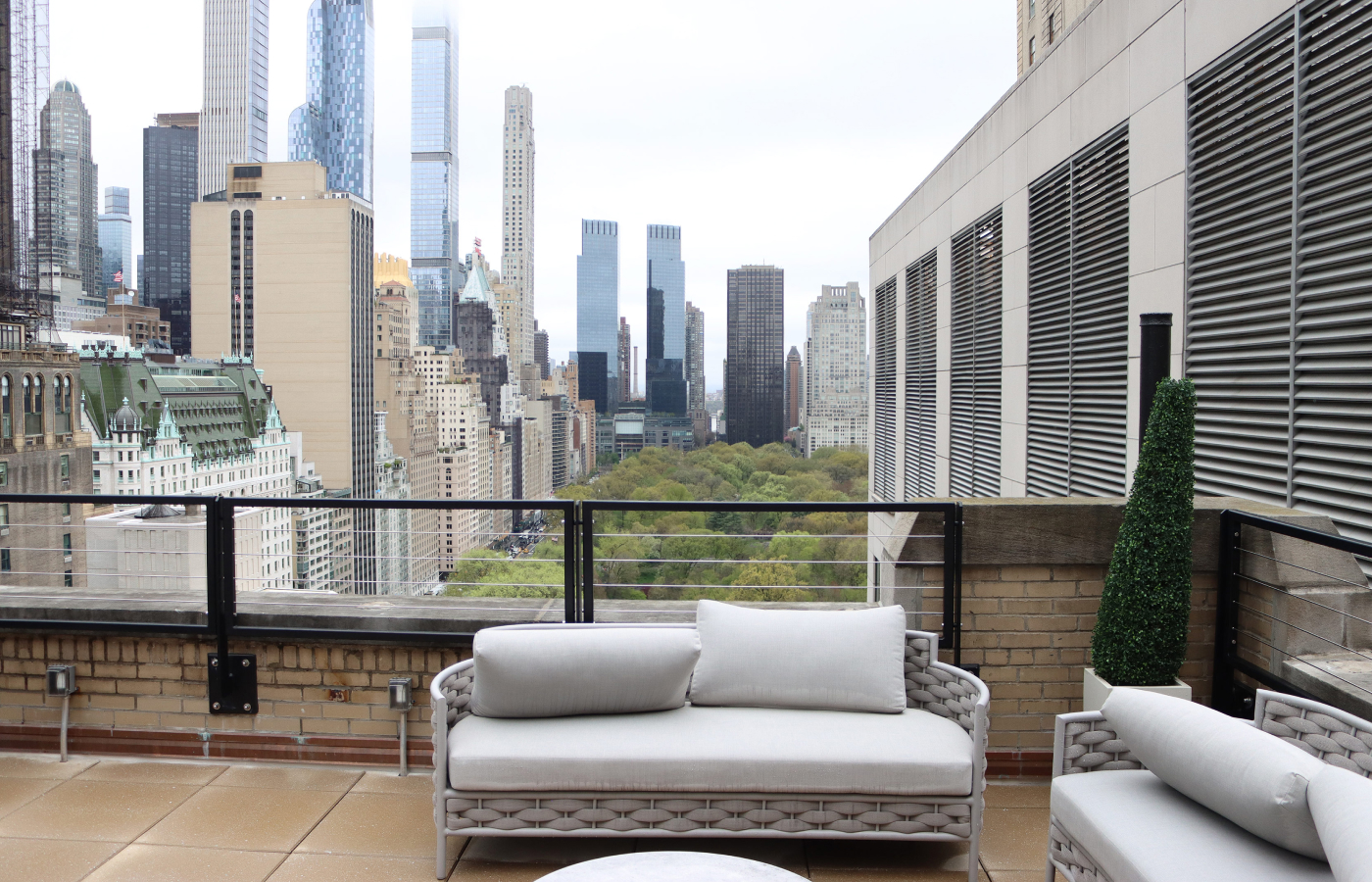  Terrace overlooking New York City at the Bayco Penthouse