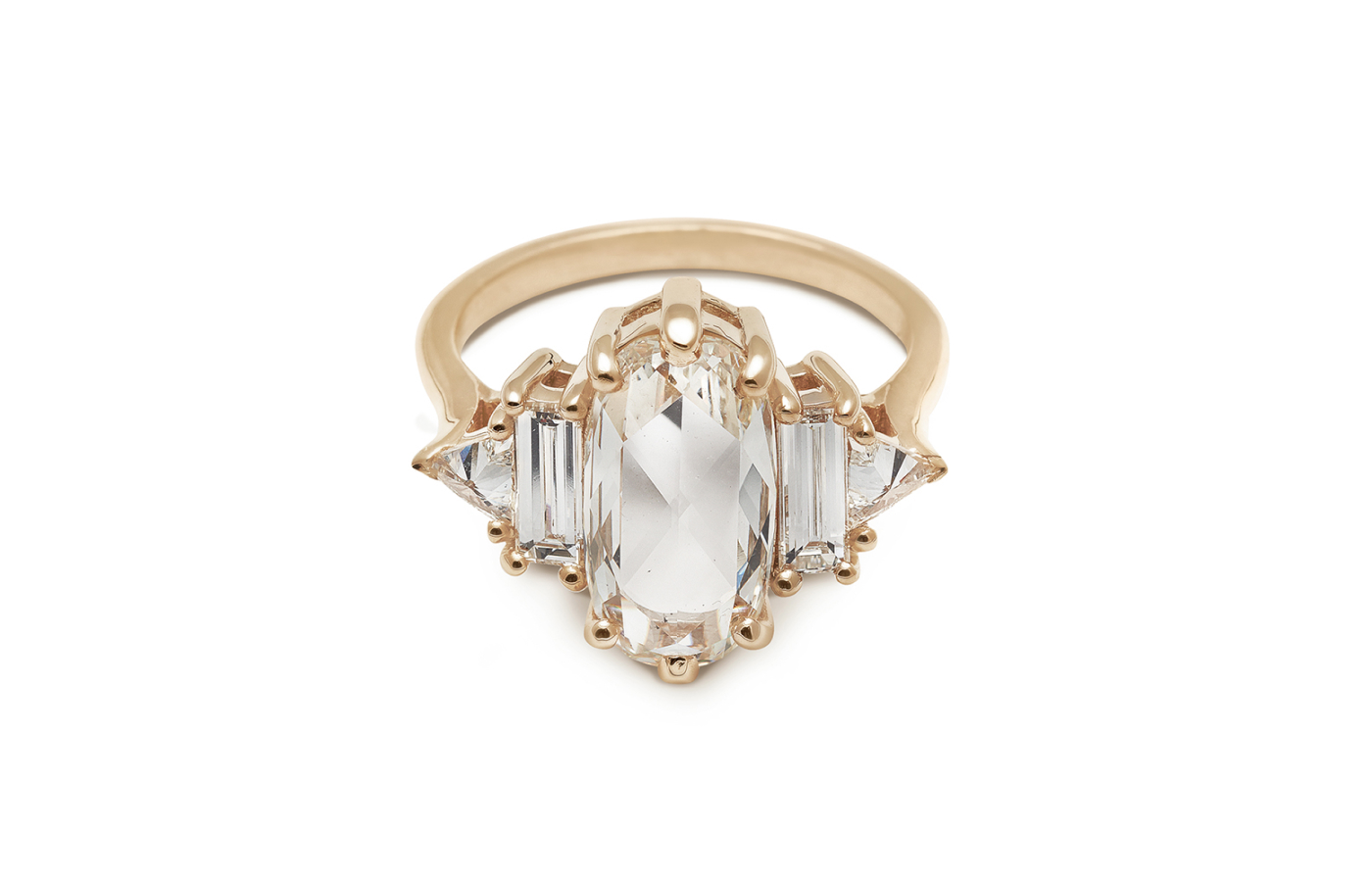  Anna Sheffield Theda ring in gold and diamond 