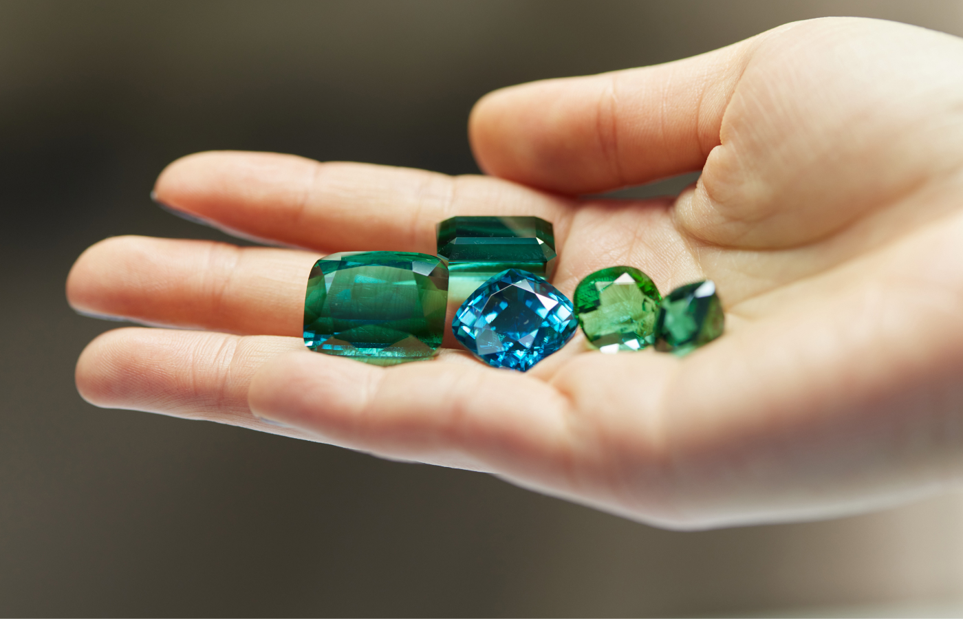  Examples of the beautiful faceted gemstones that fill the halls of German trade show Inhorgenta each year