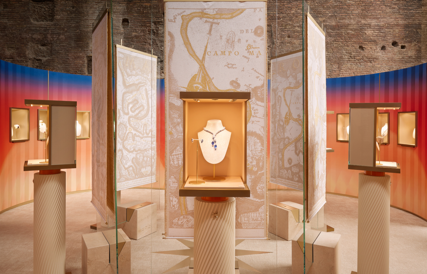 Presenting the new Bulgari Aeterna High Jewellery collection at the Terme di Diocleziano in Rome. Photo credit Simone Fiorini