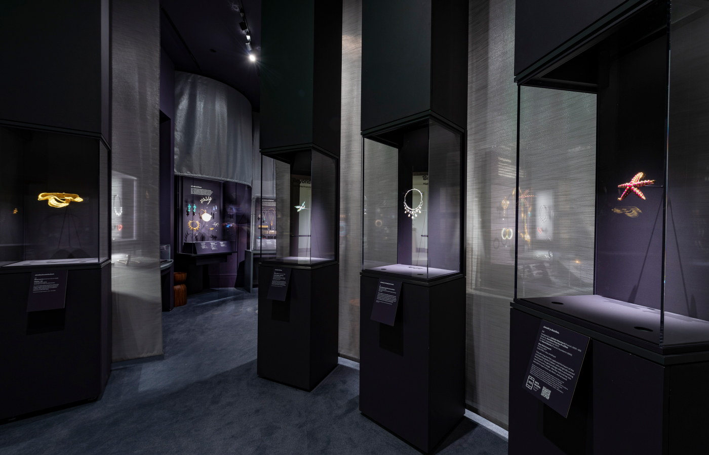  The gallery is organised in four sections