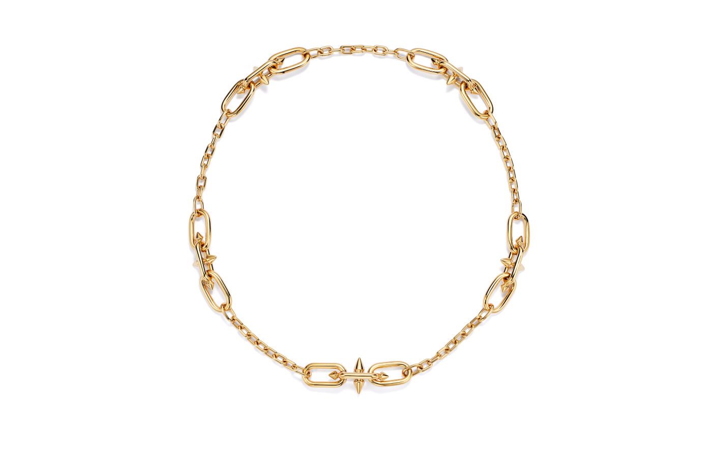  Tiffany Titan by Pharrell Williams Medium Link Station bracelet in gold