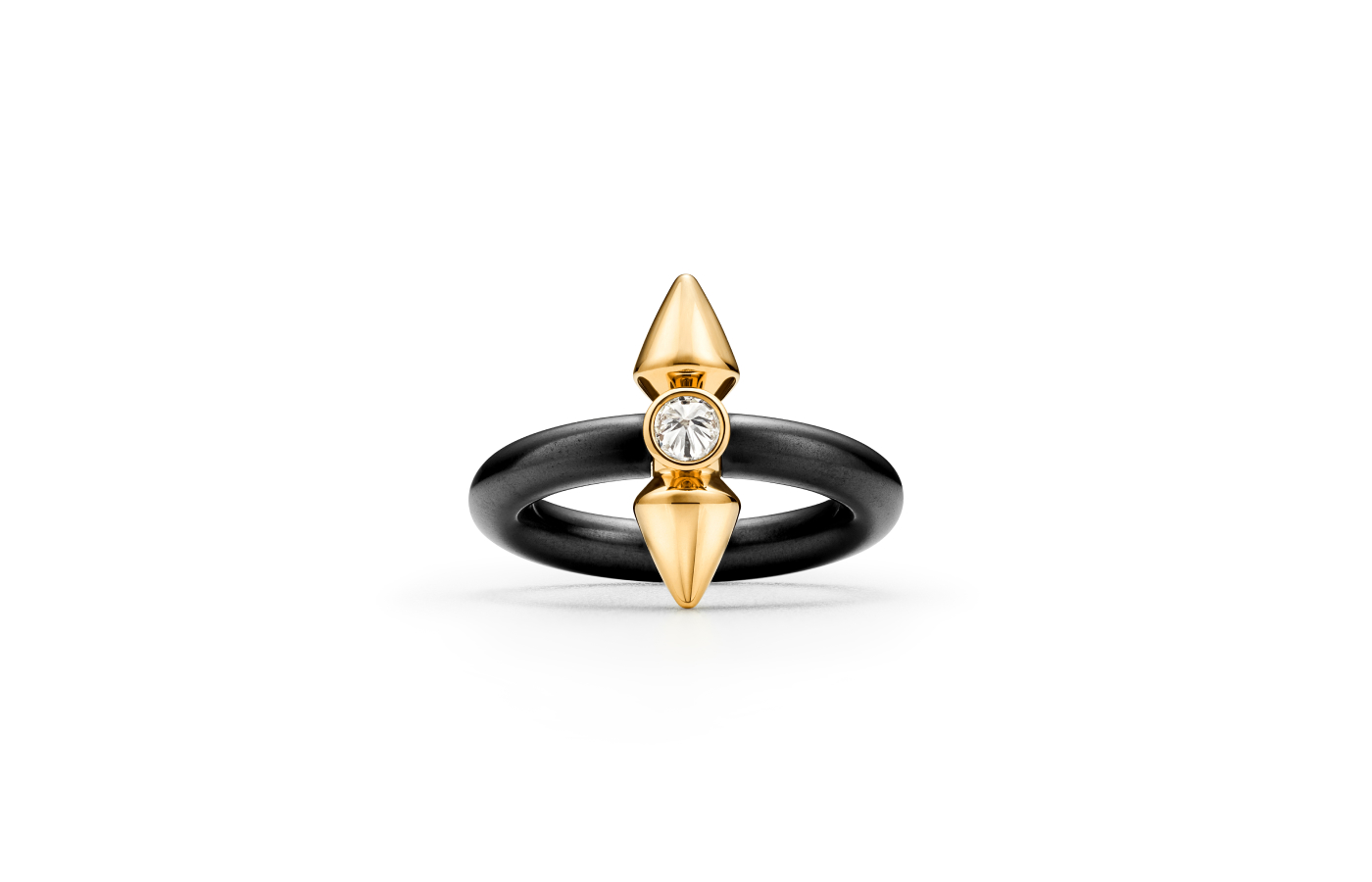 Tiffany Titan by Pharrell Williams ring in titanium, gold and diamond