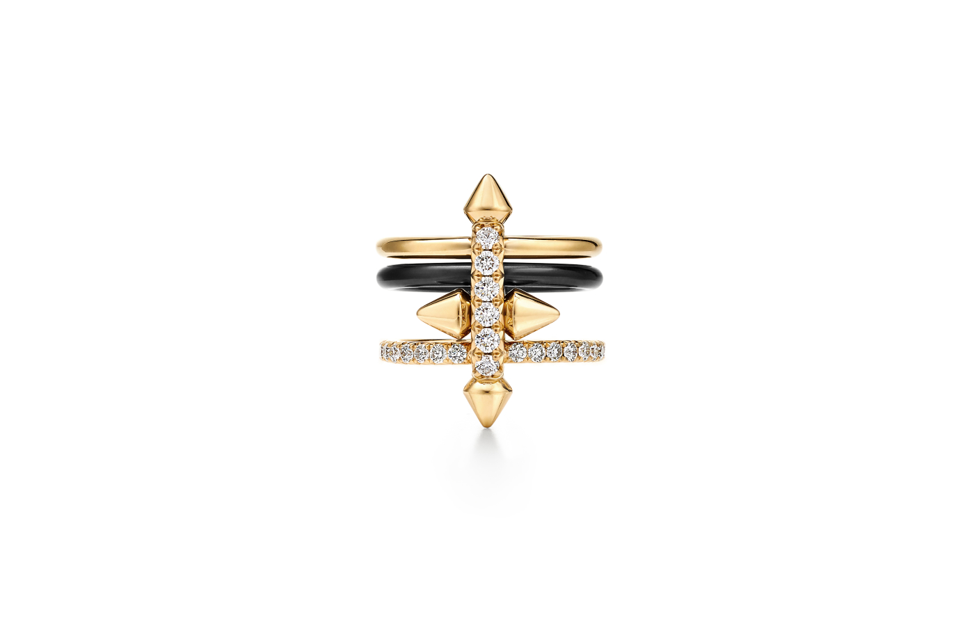  Tiffany Titan by Pharrell Williams ring in titanium, gold and diamond