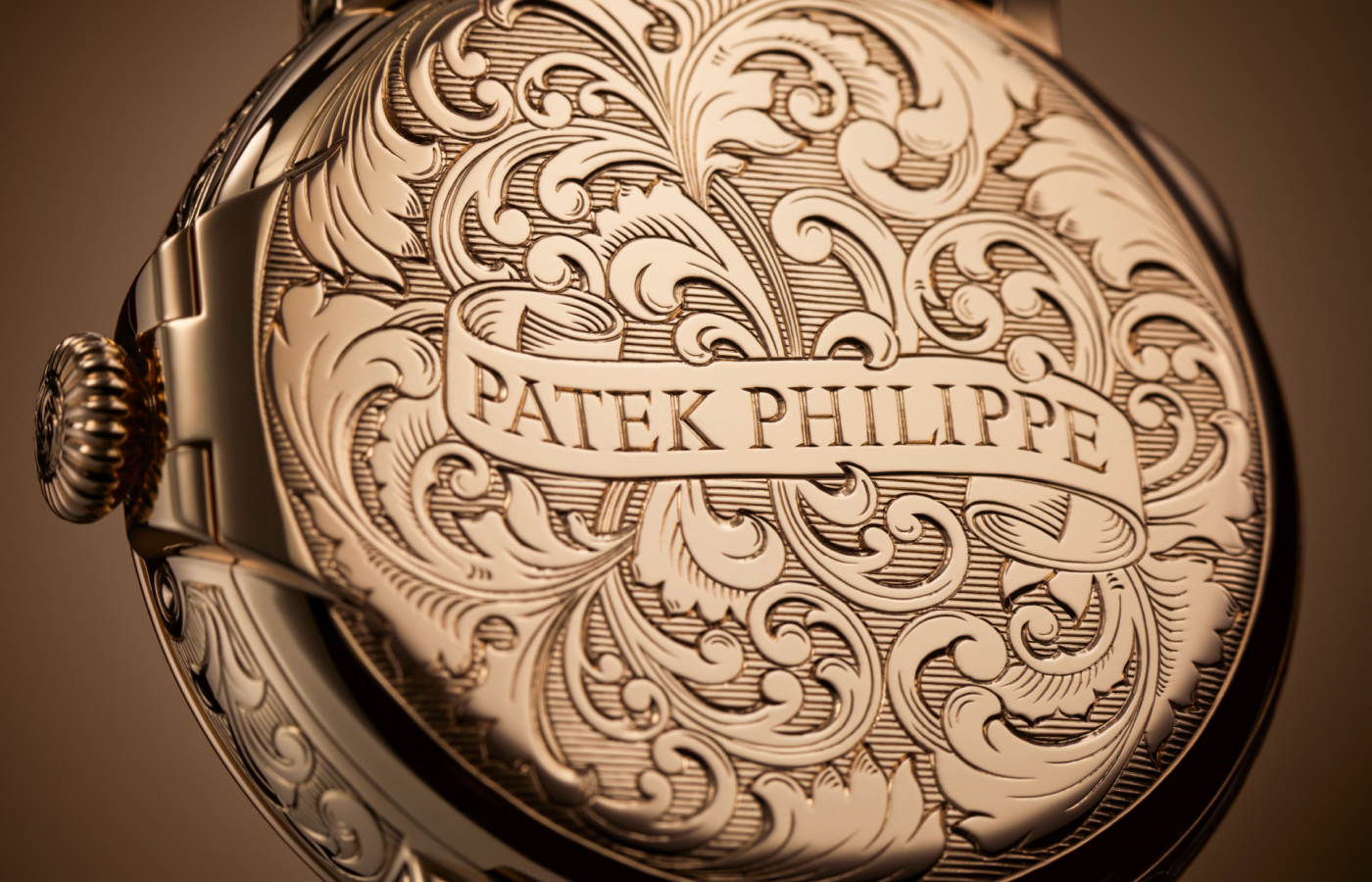  Case back of the Patek Philippe Retrograde Perpetual Calendar Rare Handcrafts watch