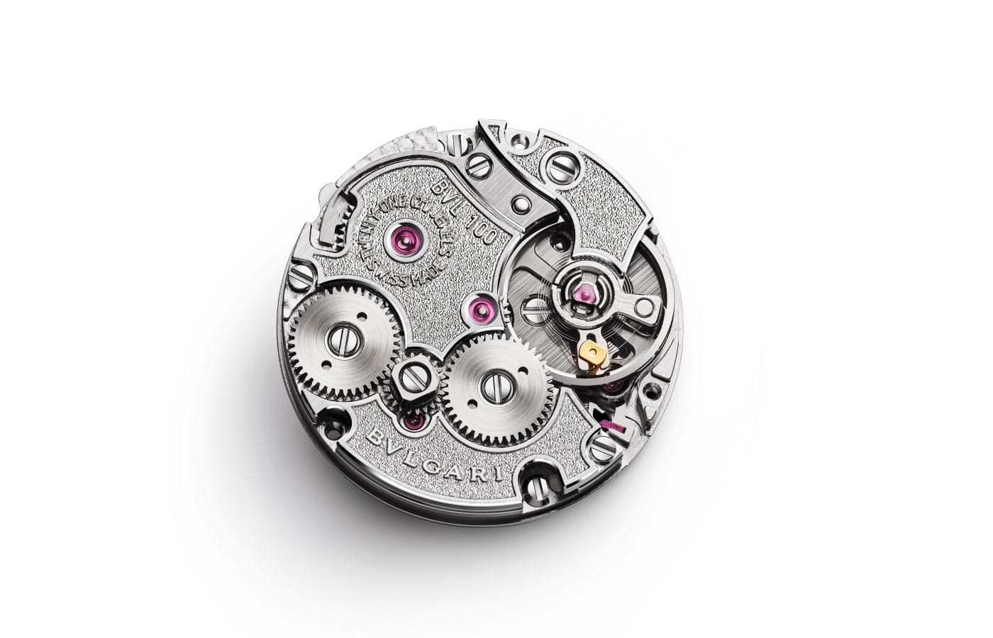 Back angle of the Bvlgari Fenice Octo Roma dial from the Aeterna collection 