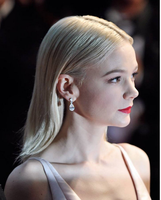 Carey Mulligan Tiffany&Co серьги тифани Кэри Маллиган канны 2013