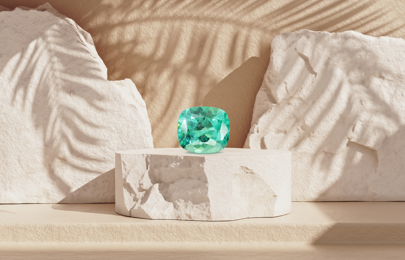 Grace of the Sea Anemone Paraiba tourmaline presented by Gübelin Jewellery