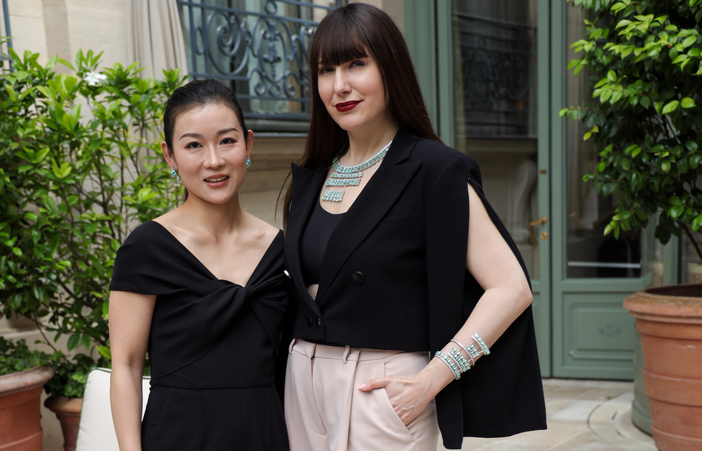  Christine Chen of Serendipity Jewellery with Katerina Perez at The Ritz, Paris