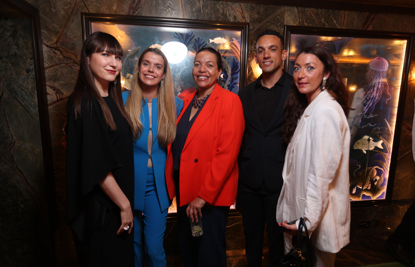  Katerina Perez with Sabine Roemer, Melanie Grant, Kevin Ferreira and Nina Dzhokhadze in London