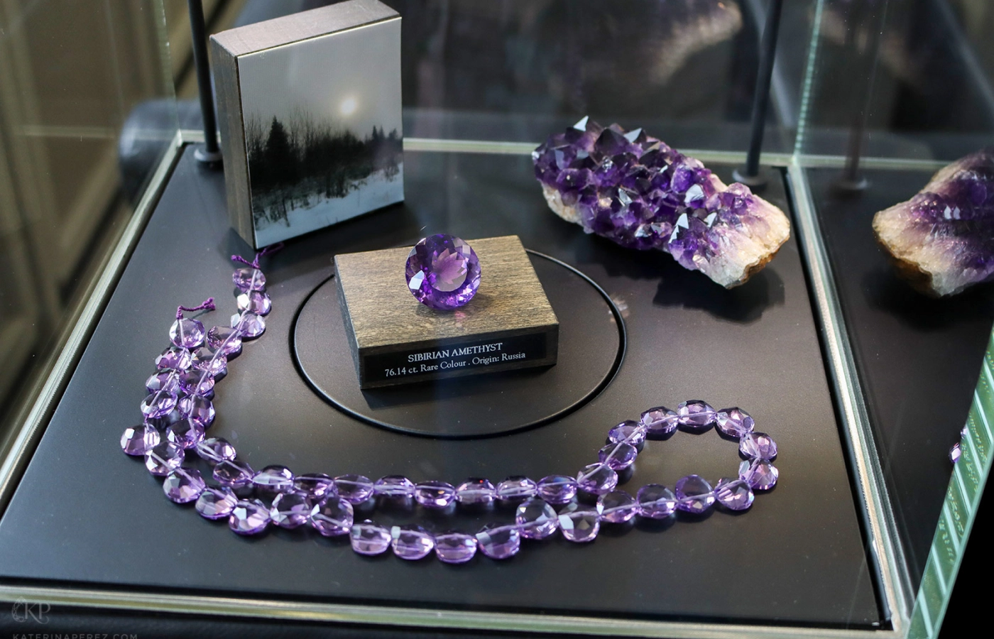  Constantin Wild specialises in rare and investment-quality gemstones, including Siberian amethyst, pictured here