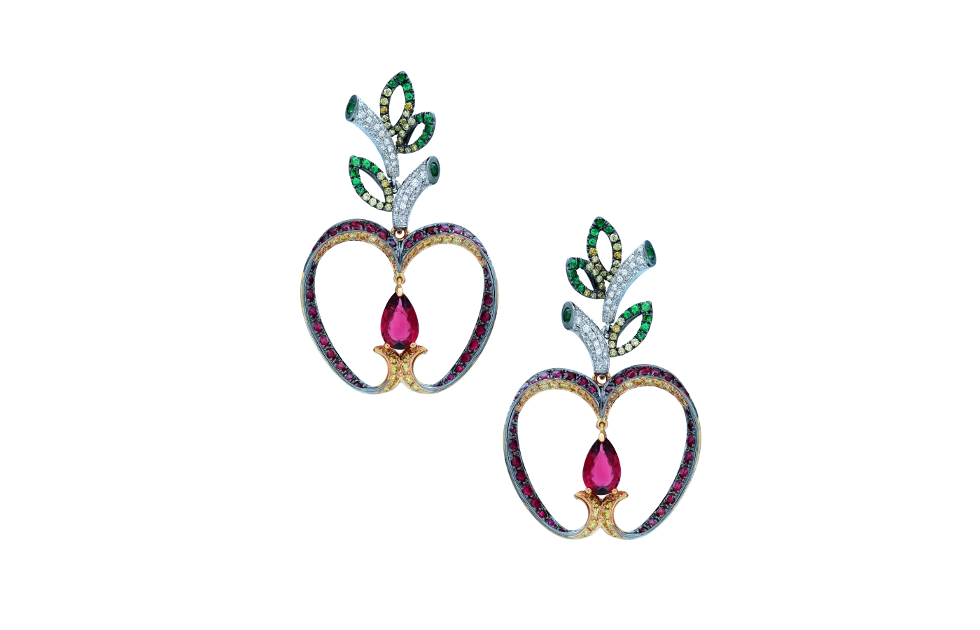  Enchanted Orchard earrings by UltraLuxe 2024 participant Caratell