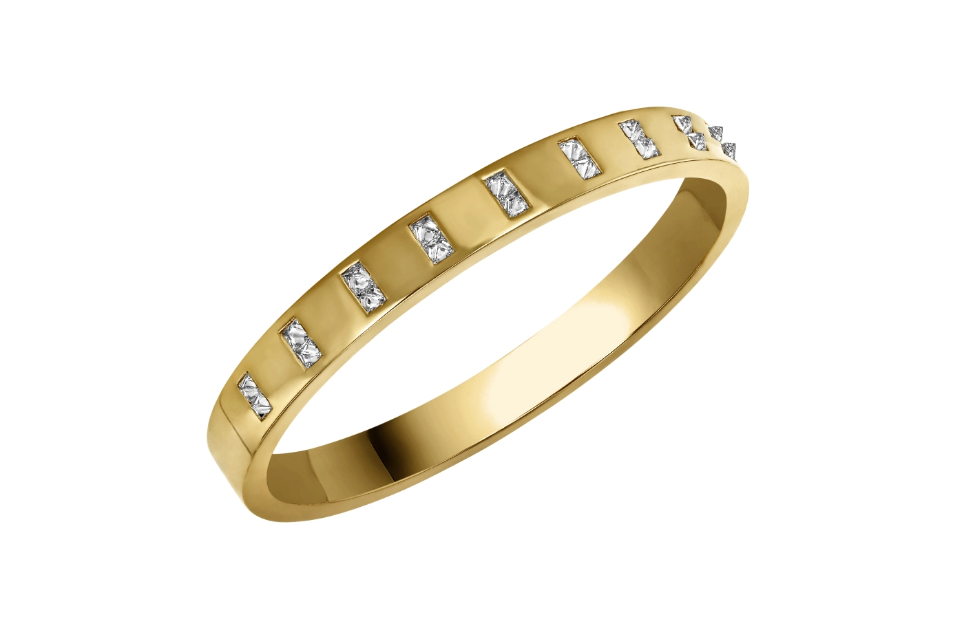  Pragnell bracelet from the RockChic collection with diamonds in 18k yellow gold