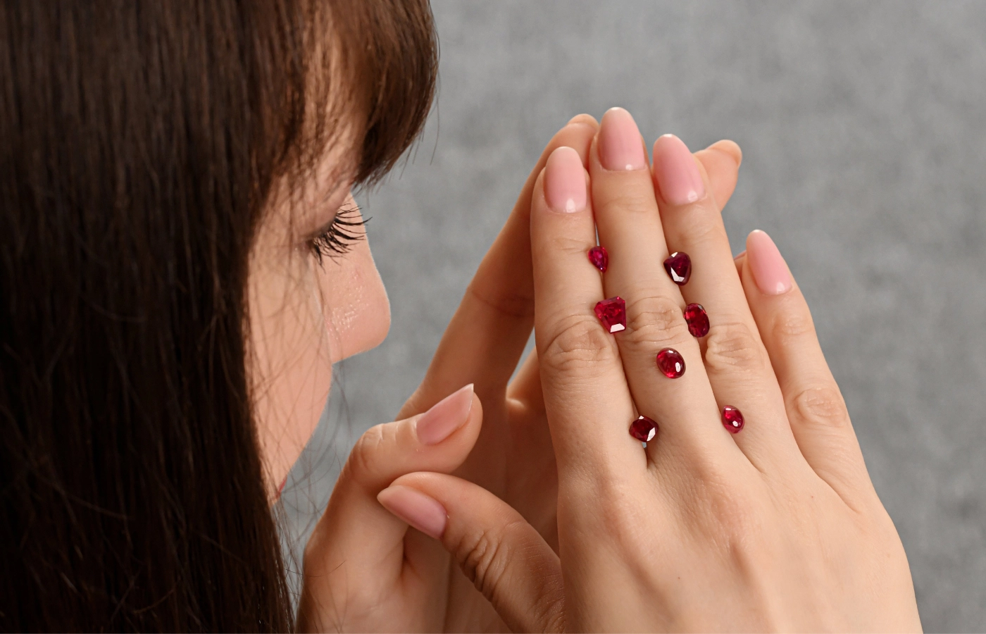 Rubies from Odisha: pear-shaped, oval cut, cushion cut, cabochons and a fancy cut