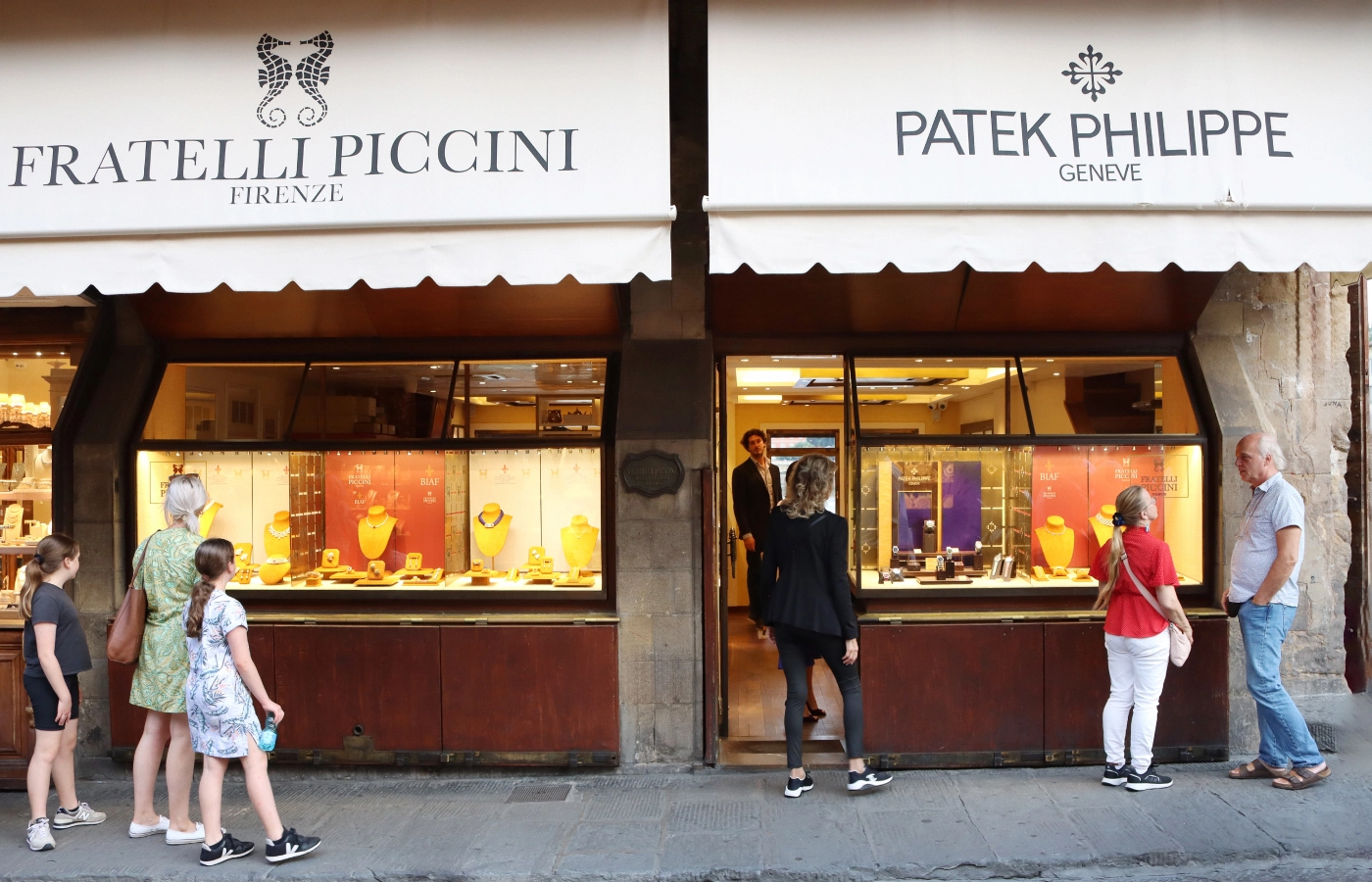  The façade of Fratelli Piccini atelier, which is also an authorised retailer of Patek Philippe