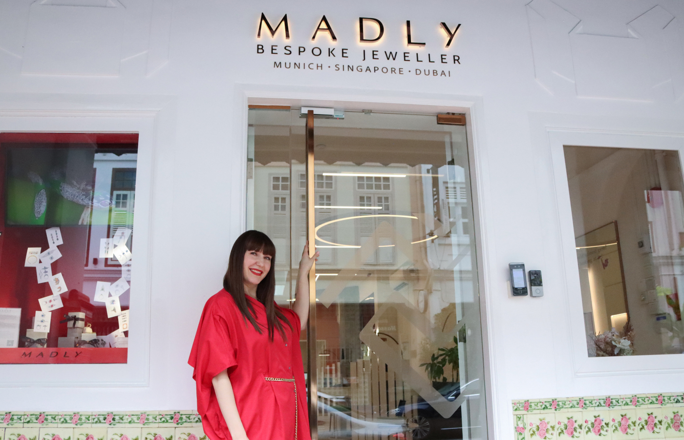  Katerina Perez visits the MADLY flagship 'Experience Centre' in Singapore