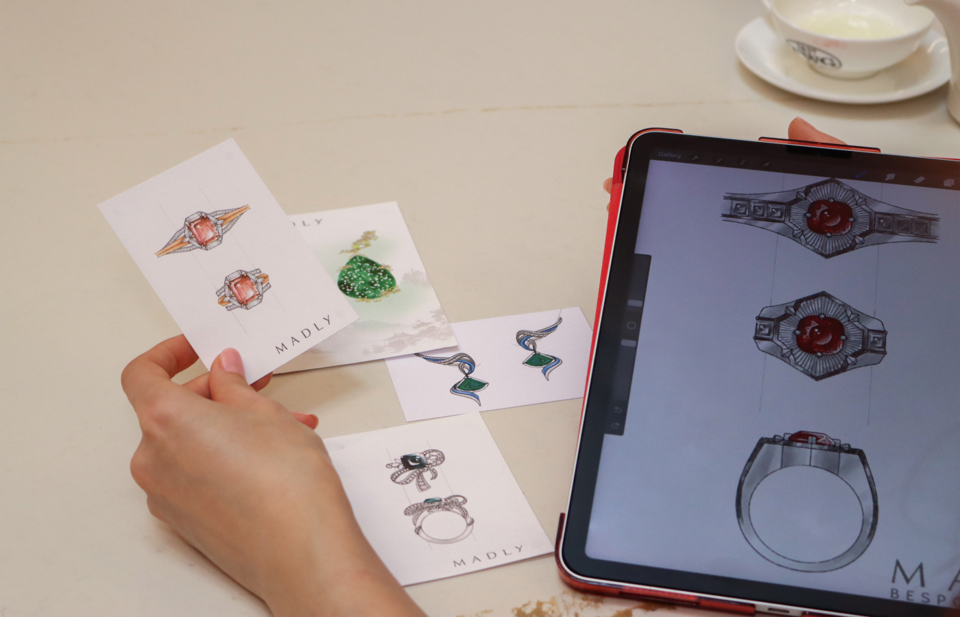 Exploring the bespoke jewellery making process at the MADLY flagship store in Singapore 