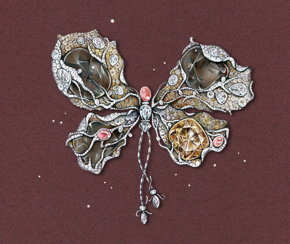 Cindy Chao Butterfly Brooch синди чао брошь бабочка