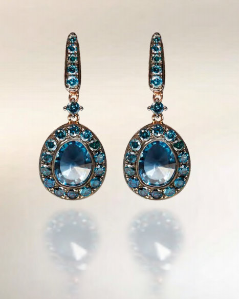 Annoushka Dusty Diamonds Earrings аннушка дымчатые бриллианты серьги