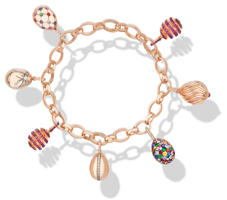 Fabergé-Charm-Bracelet_roun браслет фаберже шармы