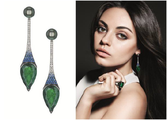 Mila Kunis and  Gemfields