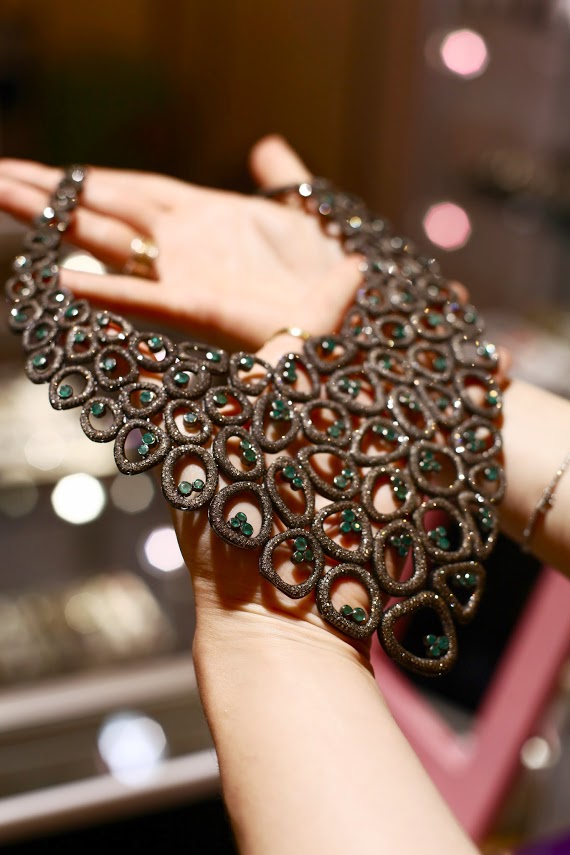 Gemco International - Индия ожерелье изумруды бриллианты