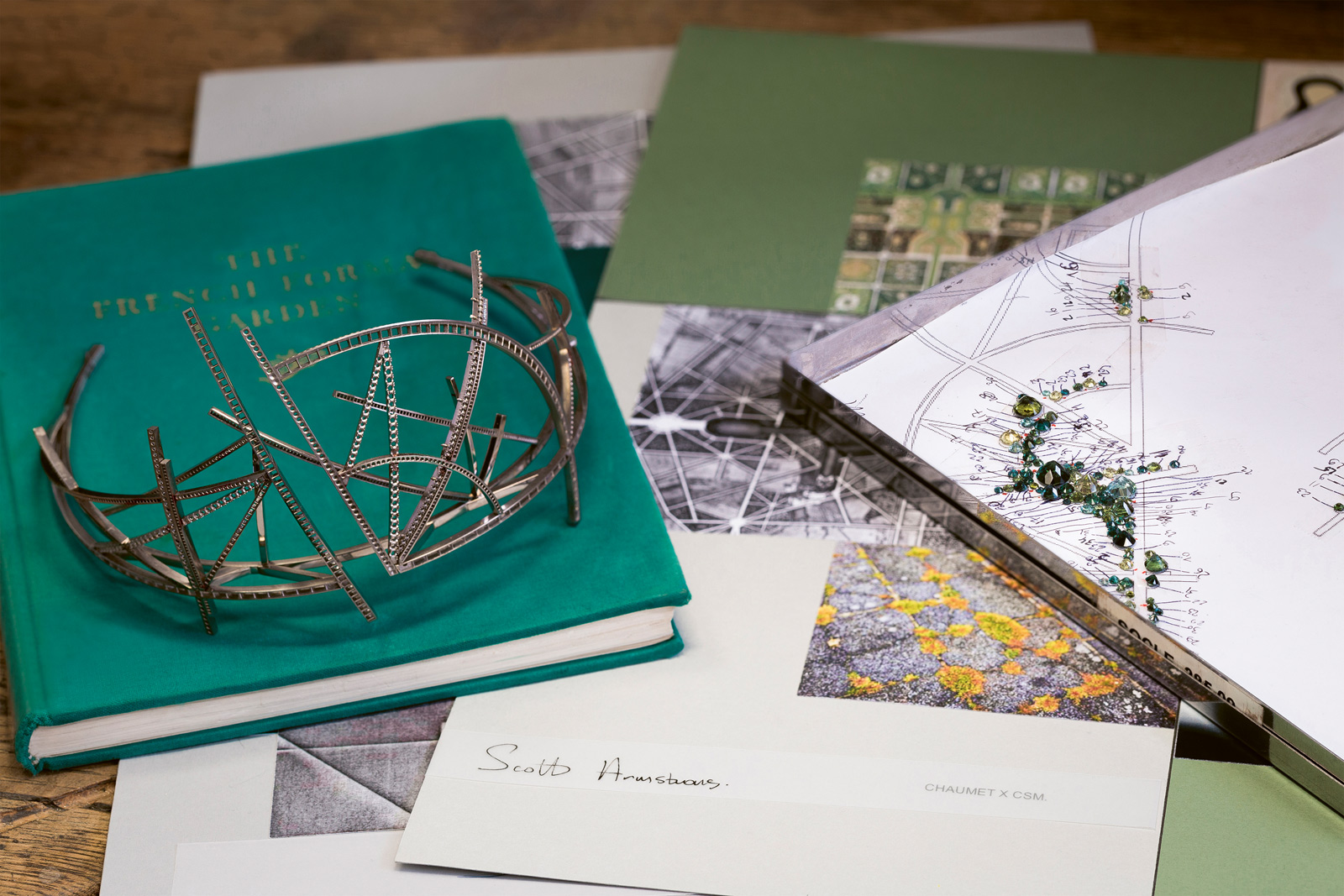  “Vertiges” diadem by Scott Armstrong for Chaumet in the making