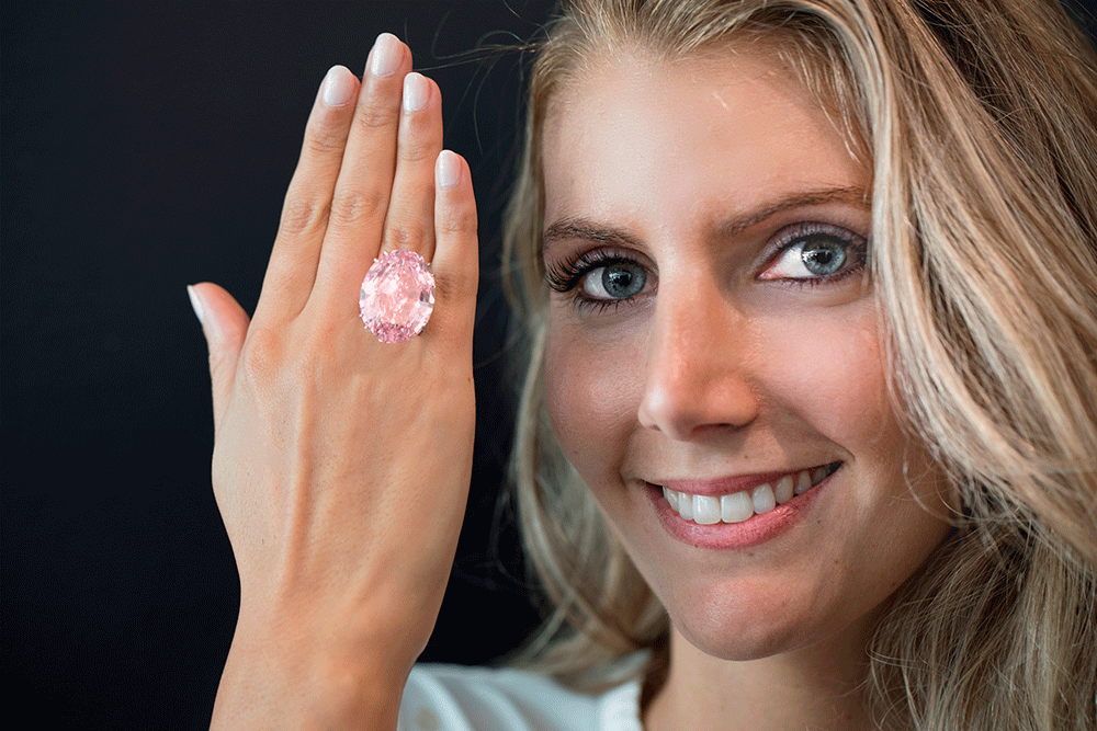  «CTF Pink» - 59.60-carat oval mixed-cut diamond