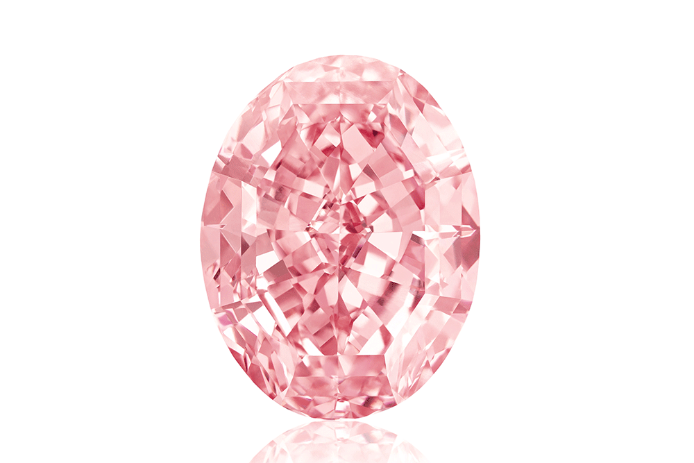 «CTF Pink» - 59.60-carat oval mixed-cut diamond