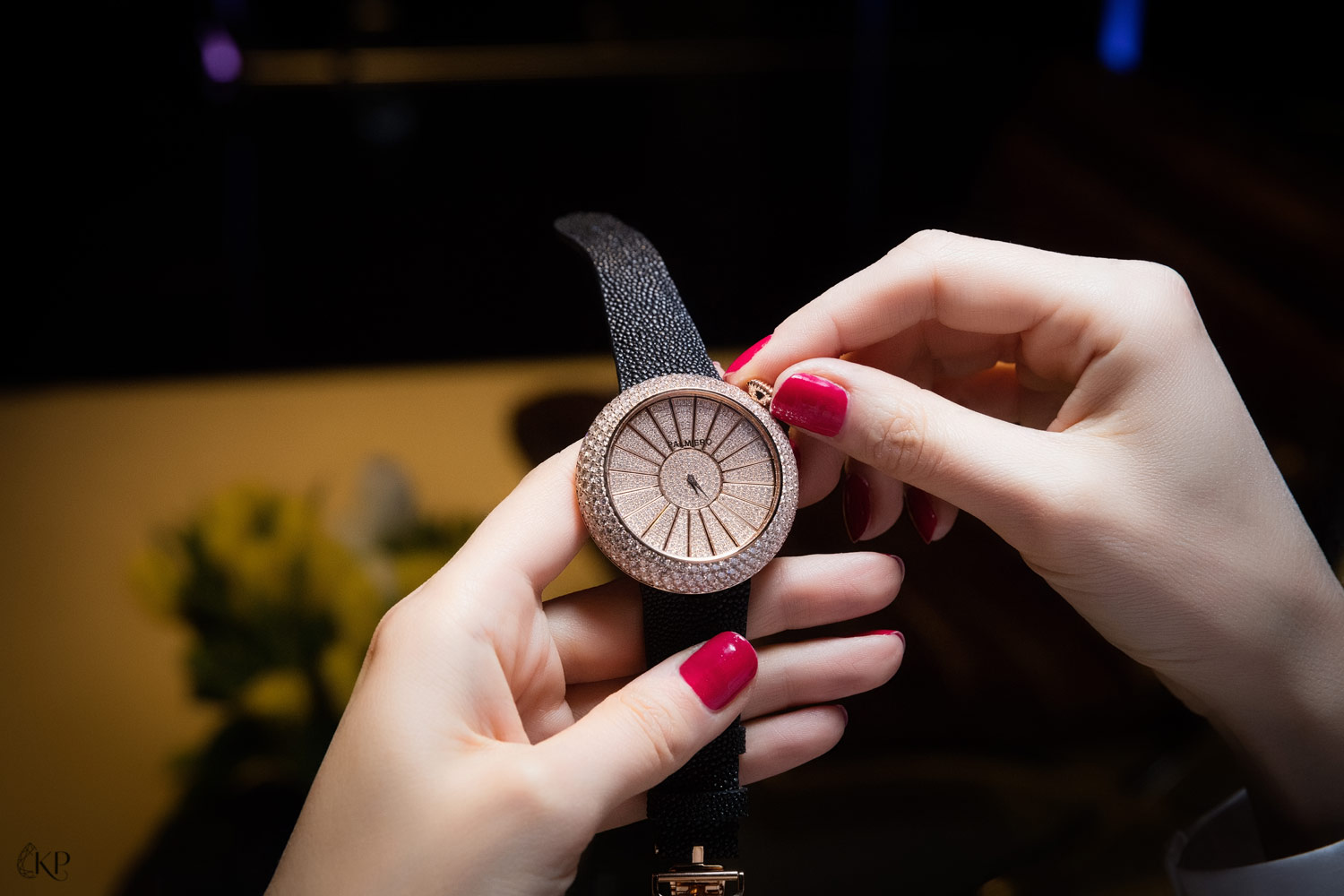  Palmiero Alter watch with diamond dial. Photo by Simon Martner