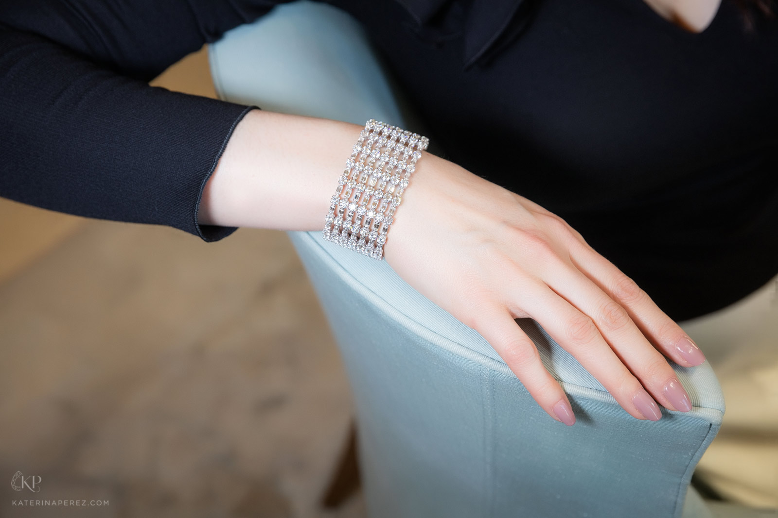  House of Tabbah Glitter diamond bracelet. Photo by Simon Martner