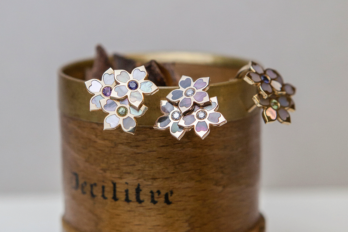  Earrings bouquet from the Vanilla Collection