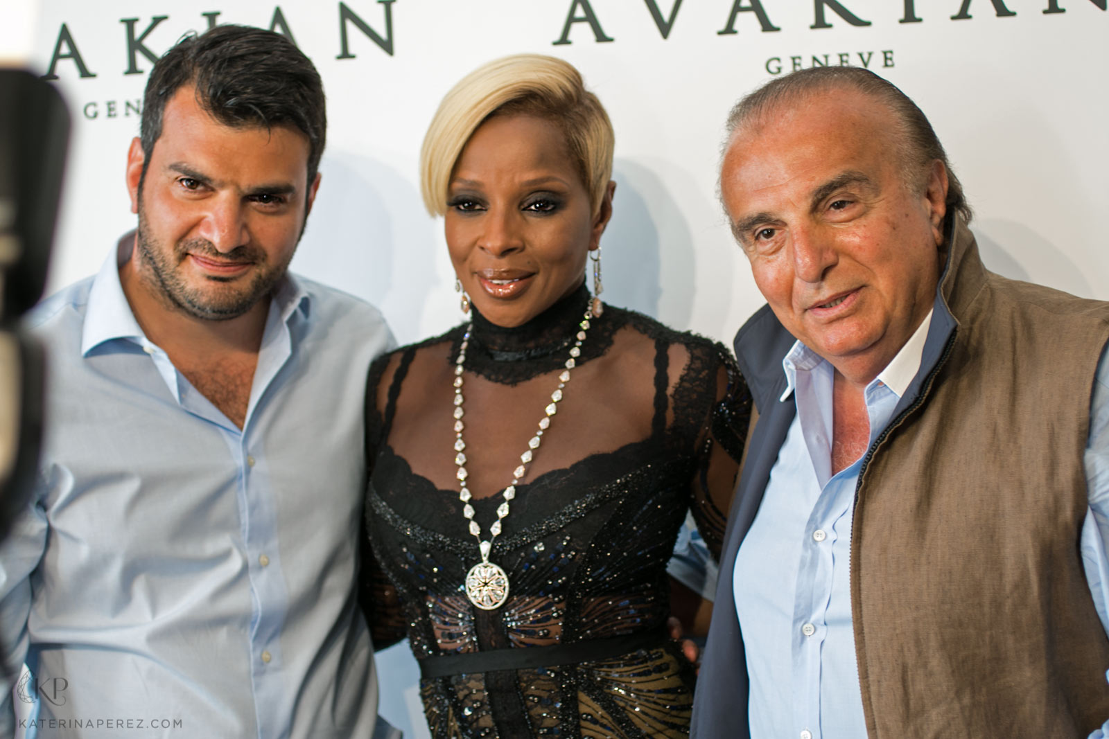 Haig Avakian, Mary J. Blige, Edmond Avakian