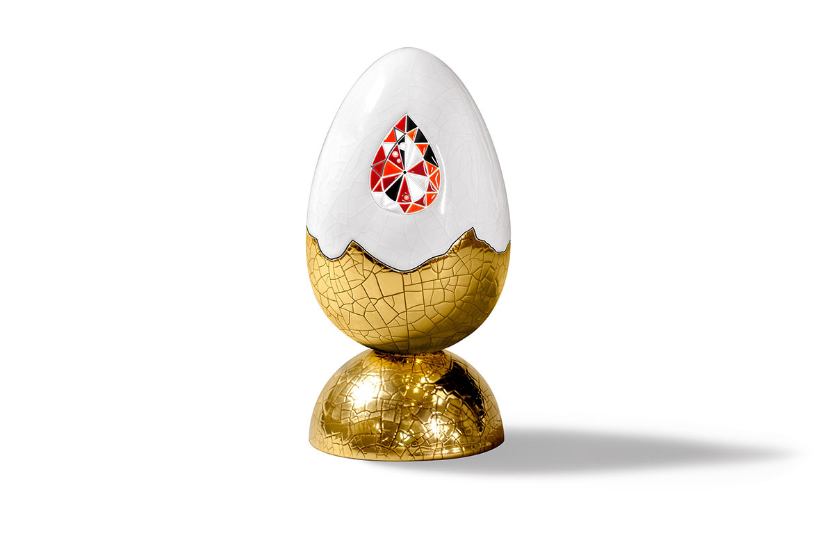 Ornamental Eggs by Emaux de Longwy