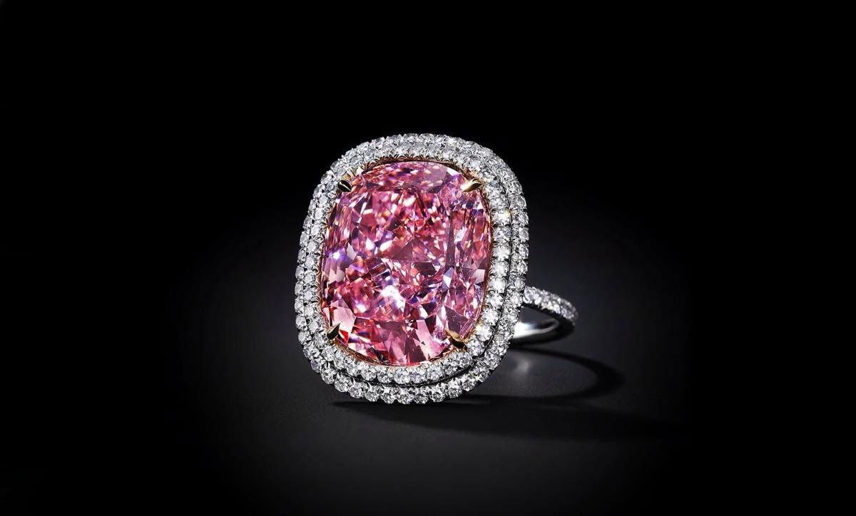 «Милая Жозефина» — кольцо с розовым бриллиантом 18.08 cts